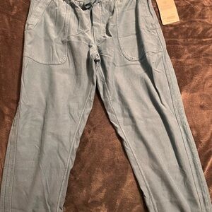 Athleta Blue Textured Pants